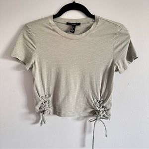❗3/$15 ❗F21 Sage Crop Tee